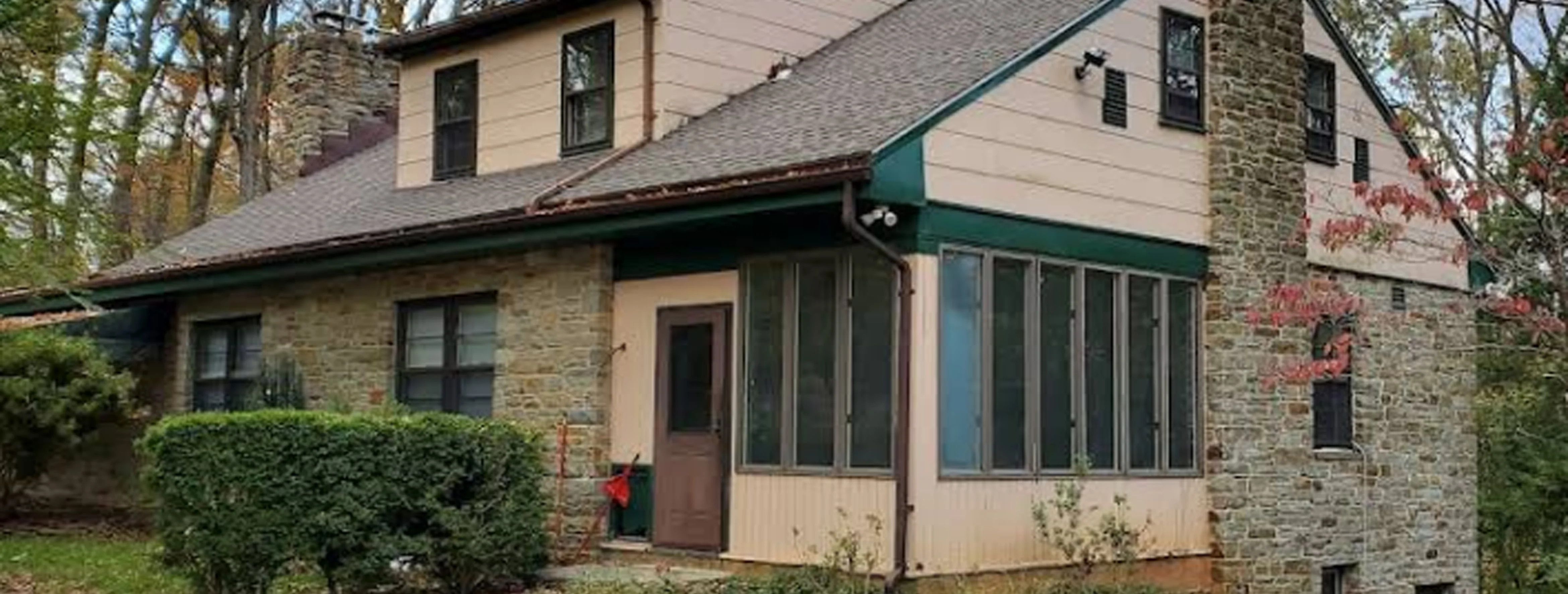Exterior view of Islamic Society of Northern Baltimore Lutherville-Timonium building